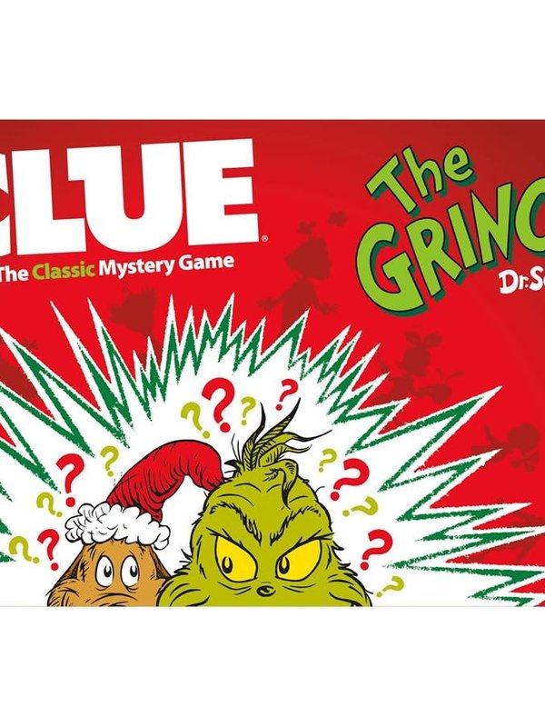 THE Op games The Grinch Dr. Seuss CLUE Boardgame