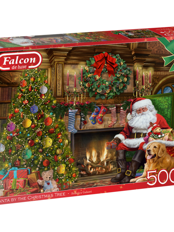 Falcon Santa By The Christmas Tree 500pc Puzzle
