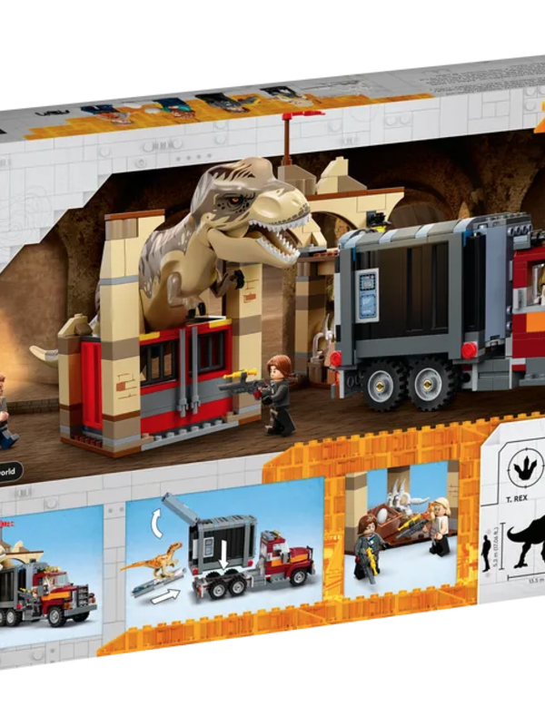 LEGO® LEGO® Jurassic World T rex & Atrociraptor Dinosaur Breakout