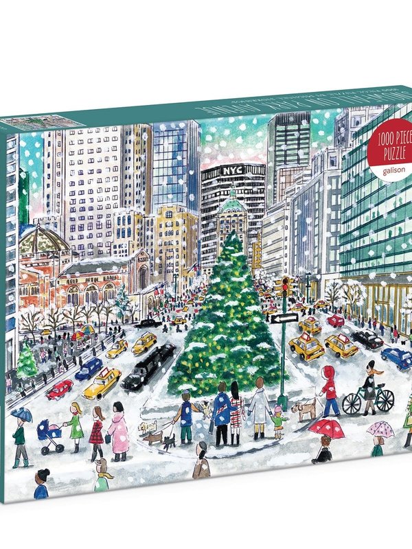 Galison Michael Storrings Snowfall on Park Avenue 1000pc Puzzle