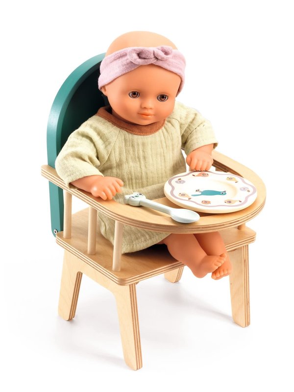 Djeco Pomea Baby Chair (doll sold separately)