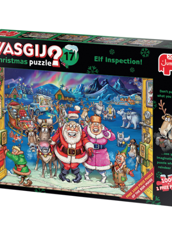 Jumbo WASGIJ #17 Elf Inspection! 1000pc Puzzle