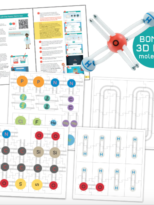 Thames & Kosmos FINAL SALE: Happy Atoms Interactive Chemistry Puzzle