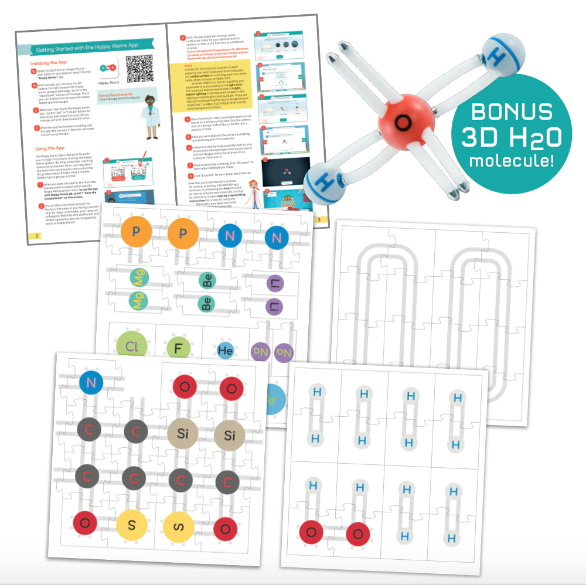 Happy Atoms Interactive Chemistry Puzzle