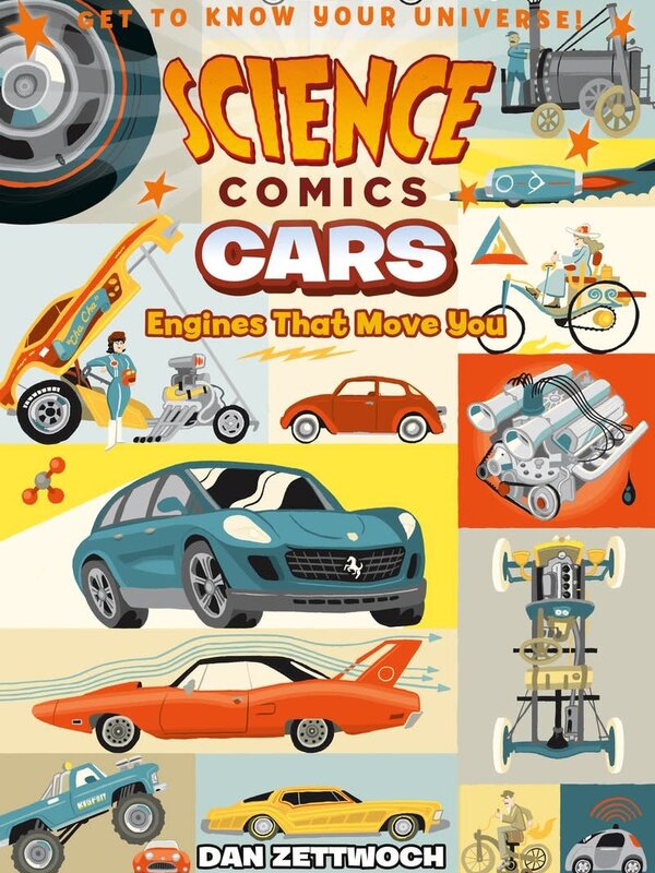 First Second Books Science Comics: Cars