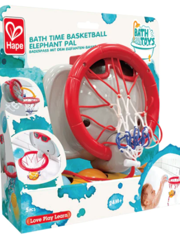 Hape Bath Time Basketball Elephant Pal