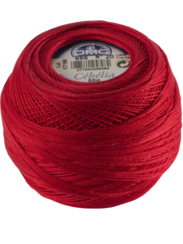 DMC DMC Cebelia Crochet Cotton 666 - #10/Red