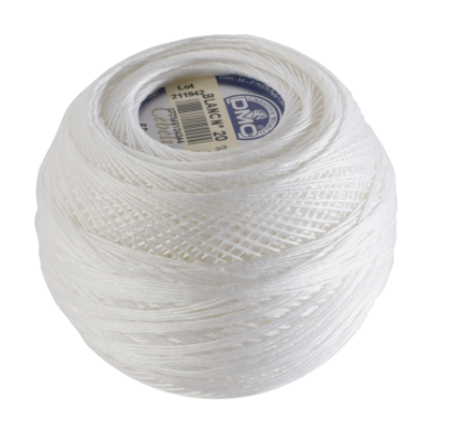 DMC Cebelia Crochet Cotton 167G # 20 - Blanc/White
