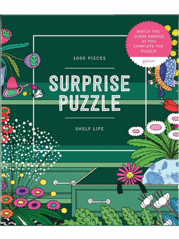 Galison Shelf Life 1000pc Surprise Puzzle