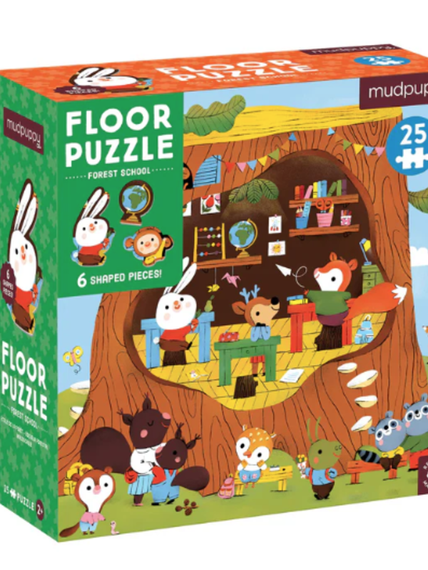 Mudpuppy Forest School 25pc Floor Puzzle
