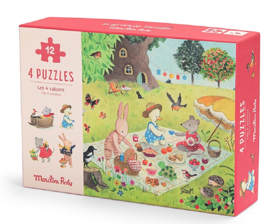 The Four Seasons 4x12pc Puzzles