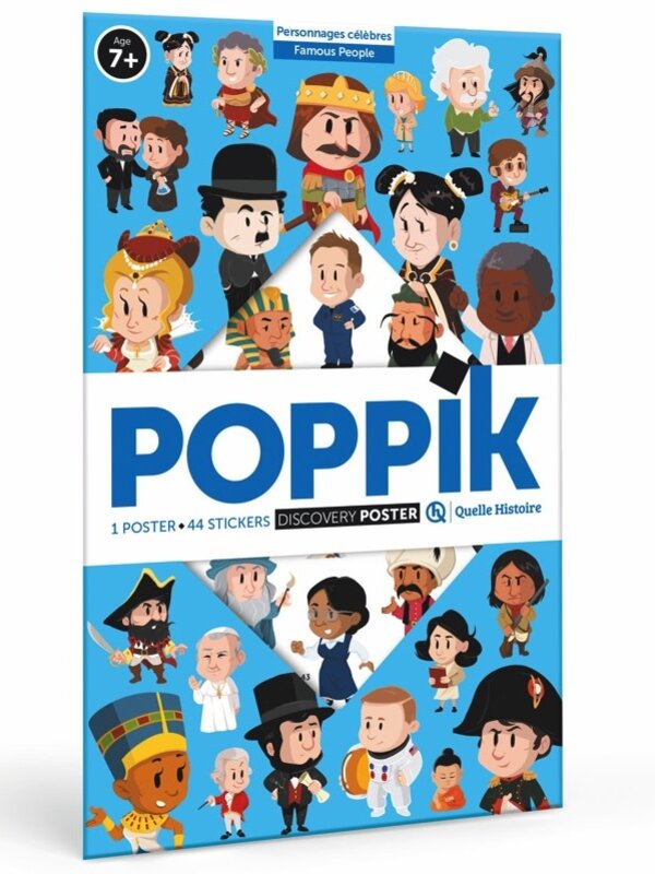 POPPiK POPPik Famous People Discovery Poster