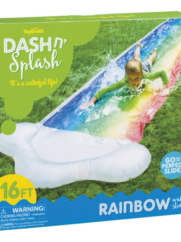 Dash n' Splash Rainbow Water Slide