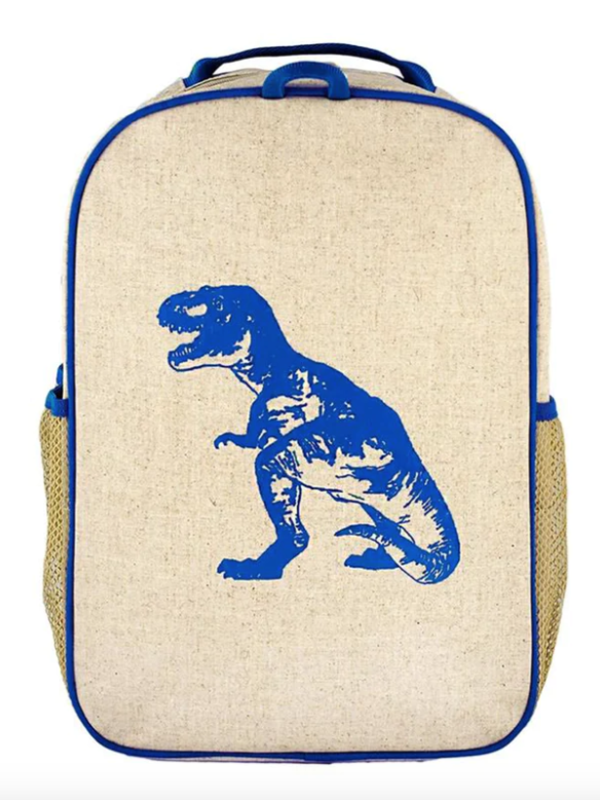 so young So Young Blue Dino Grade School Backpack