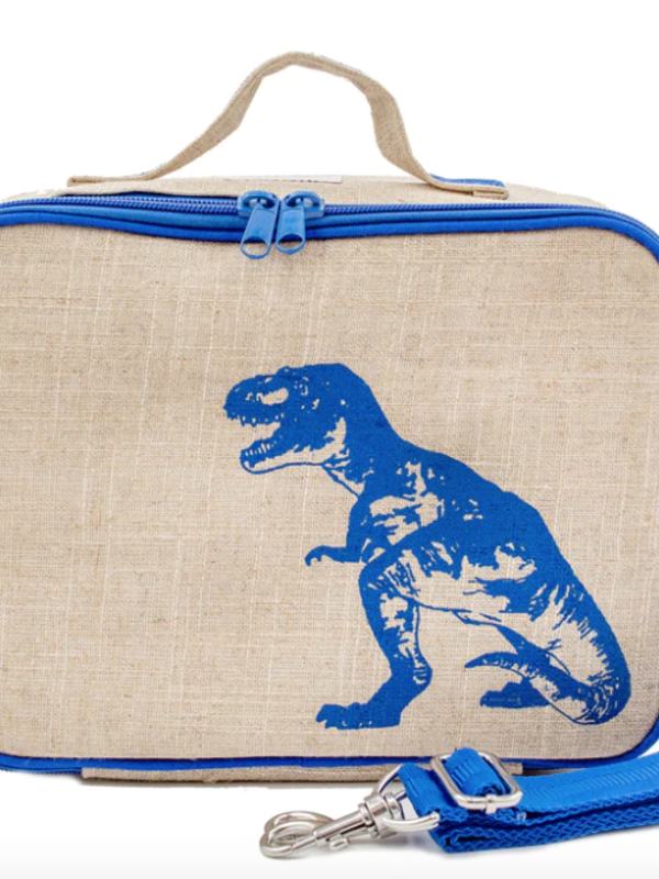 so young So Young Blue Dinosaur Lunch Box