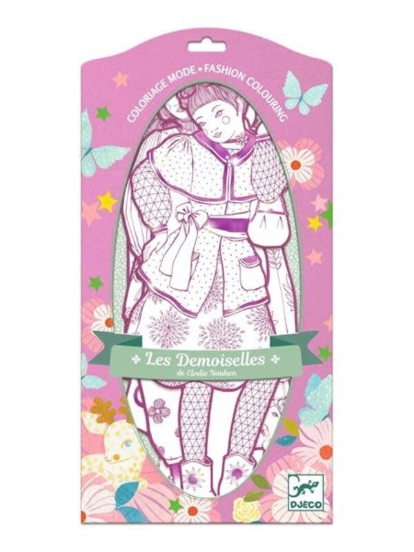 Djeco Rosemary & Friends Fashion Colouring Paper Dolls