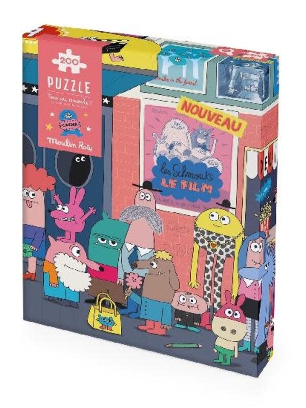 Moulin Roty Schmouks Lets Go To The Movies Puzzle-200pc