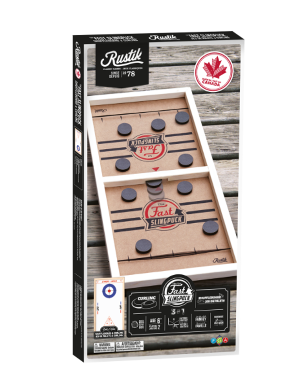 Rustik Rustik Slingpuck/Curling & Shuffleboard 3 in 1