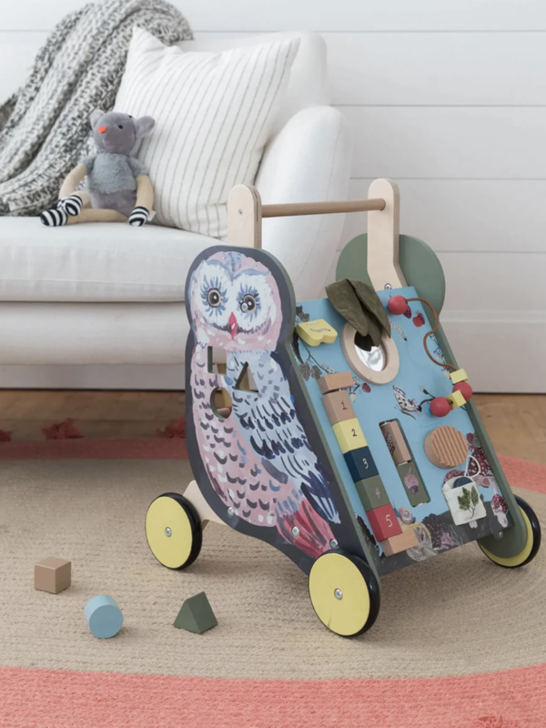 Manhattan Toy Wildwoods Owl Push Cart