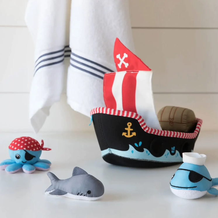 Pirate Ship Floating fill-n-spill Bath Toy