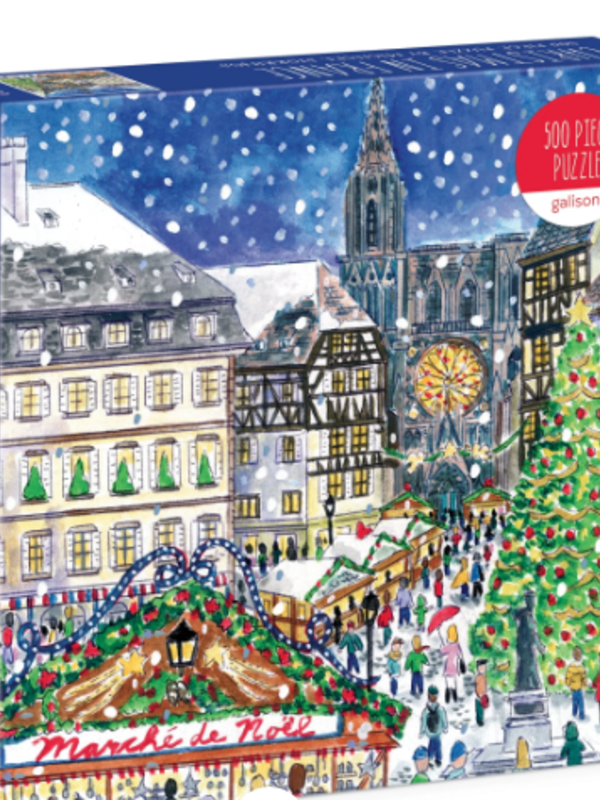 Galison Michael Storrings Christmas in France 500pc Puzzle