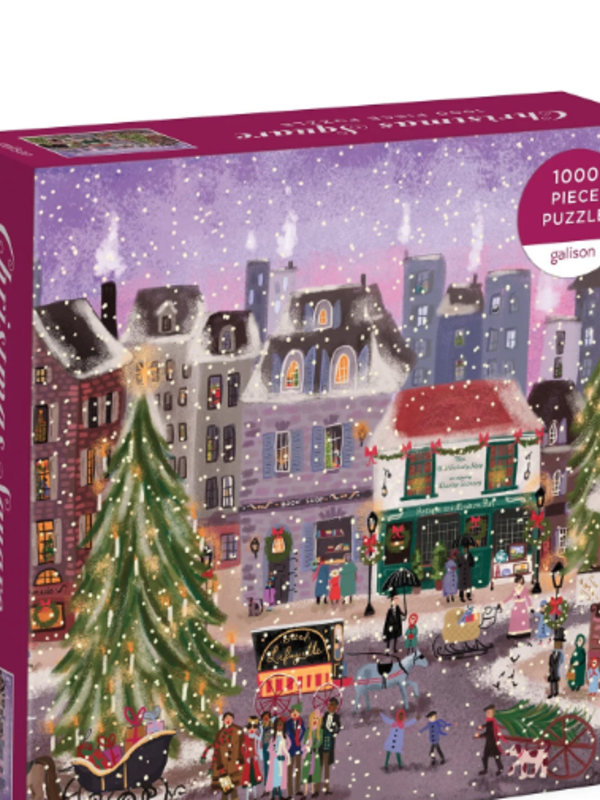 Galison Christmas Square 1000pc Puzzle