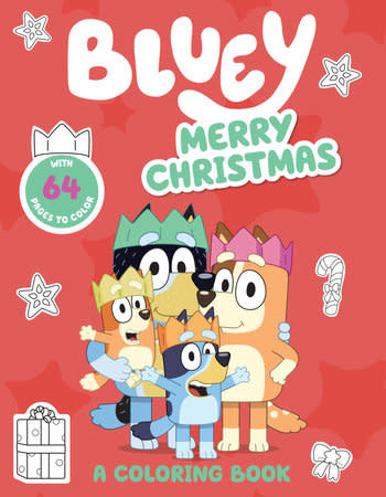 Bluey: Merry Christmas A Colouring Book