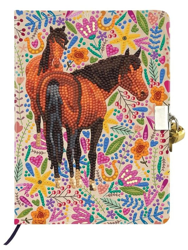 Crystal Art Horse Love Secret Diary Kit