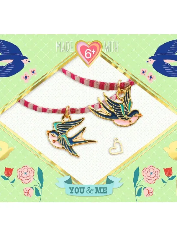 Djeco YOU & ME Bird Ribbons Jewelry Kit