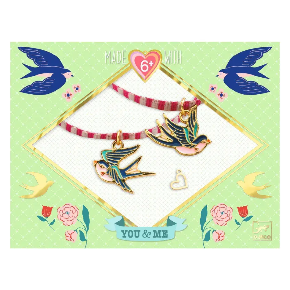 YOU & ME Bird Ribbons Jewelry Kit