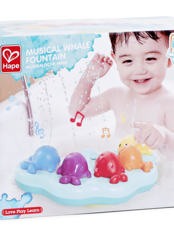 Hape Musical Whale Fountain Bath Toy