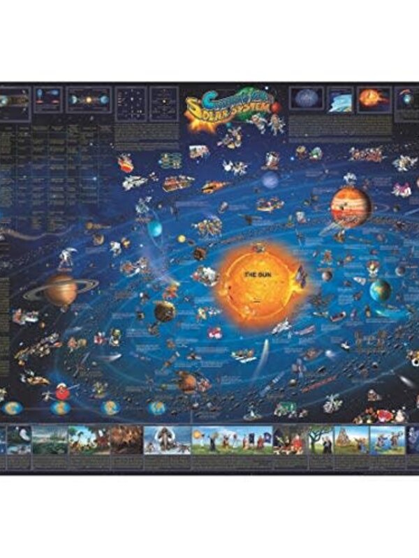 Round World Junior Illustrated Map of Solar System
