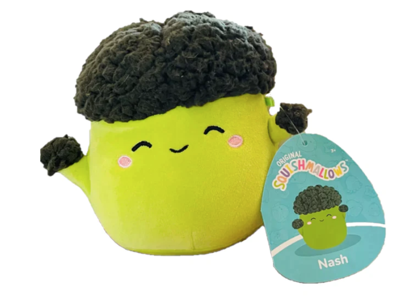 Squishmallows- Vegetable Squad 5", Broccoli