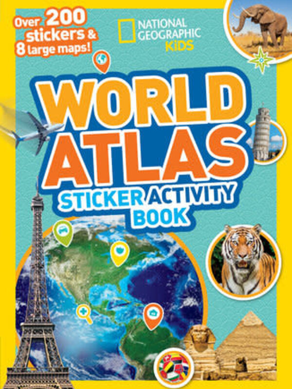National Geographic World Atlas Sticker Activity Book