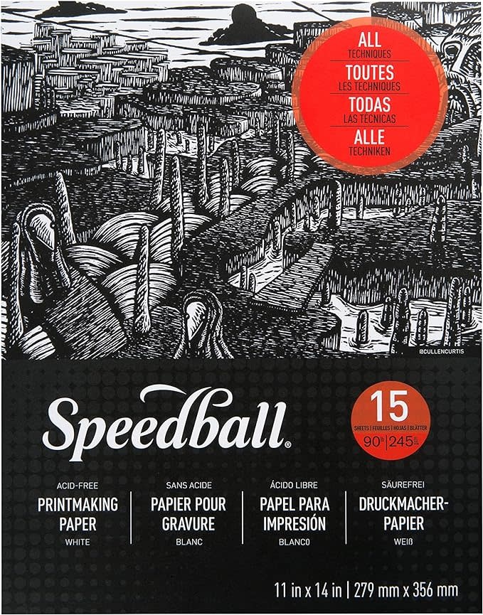Speedball Printmaking Paper 11x14 15sh 90lb