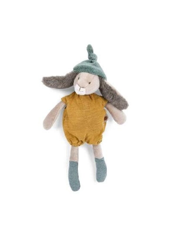 Moulin Roty Trois Petits Lapins - Ochre Rabbit Little Soft Toy