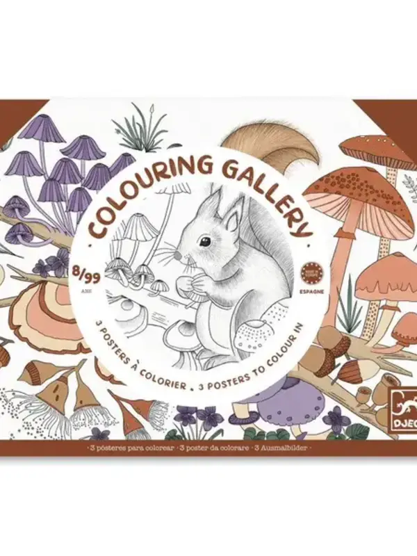 Djeco Colouring Gallery - Naturalist