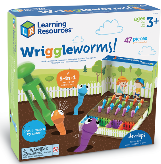 Wriggleworms! Fine Motor Activity Set