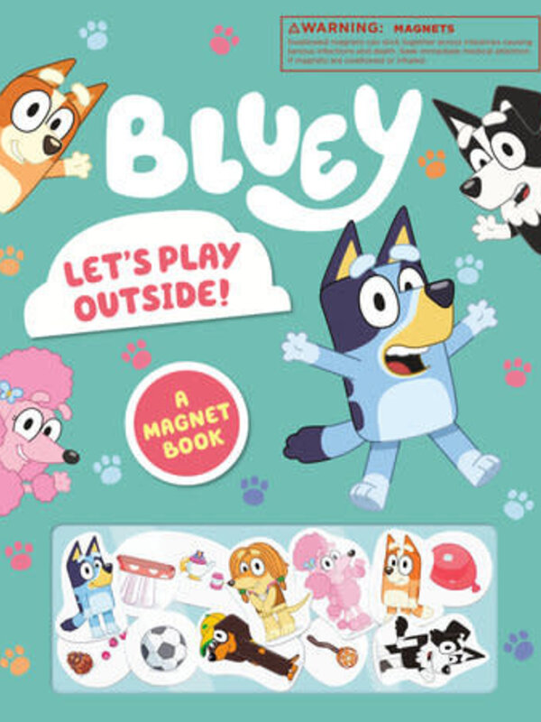 Ludo BLUEY Let's Play Outside Magnet Book Set