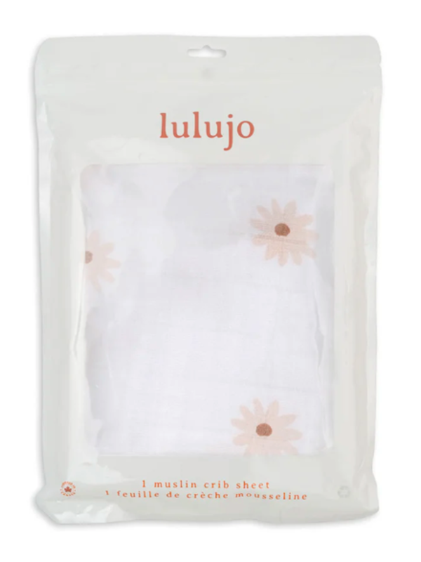 LULUJO Lulujo Boho Crib Sheet daisies