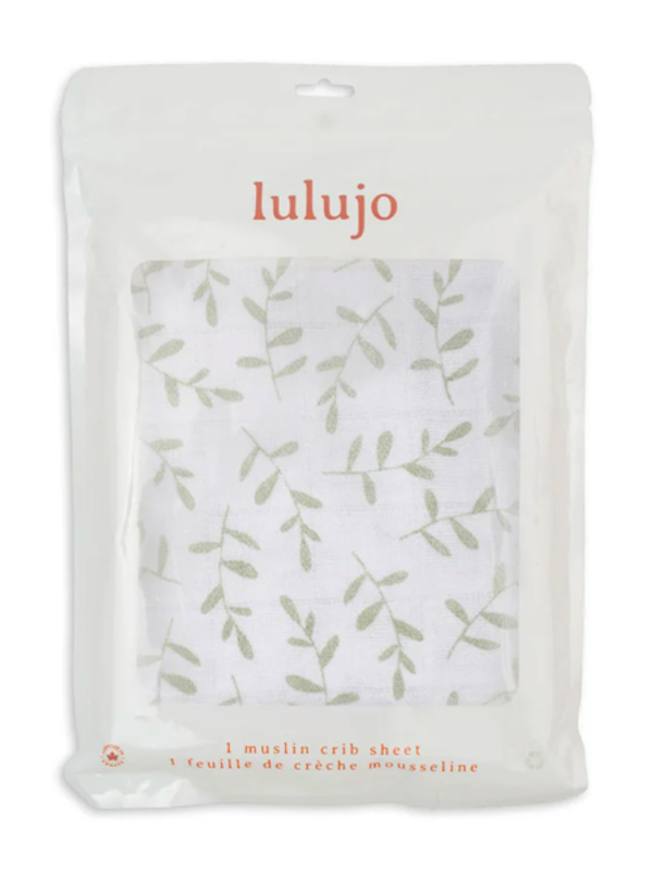 LULUJO Lulujo Greenery Boho Crib Sheet