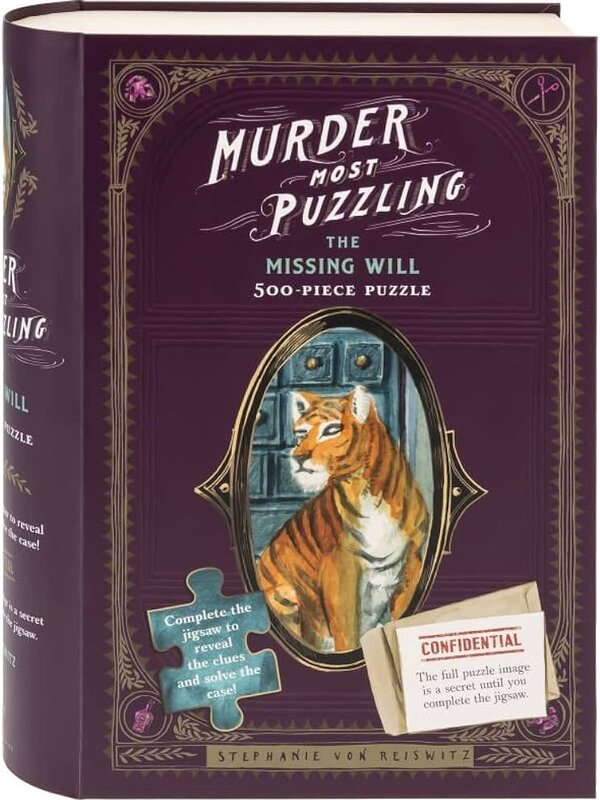 Chronicle Books Murder Most Puzzling: The Missing Will 500pc Puzzle