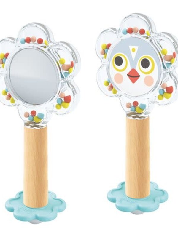 Djeco Djeco BabyFlower Mirror Rattle 1pc