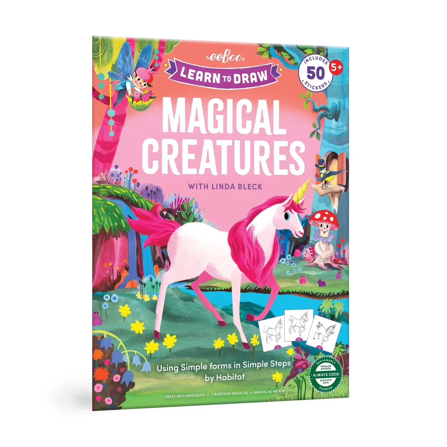 Learn to Draw: Magical Creatures with Stickers