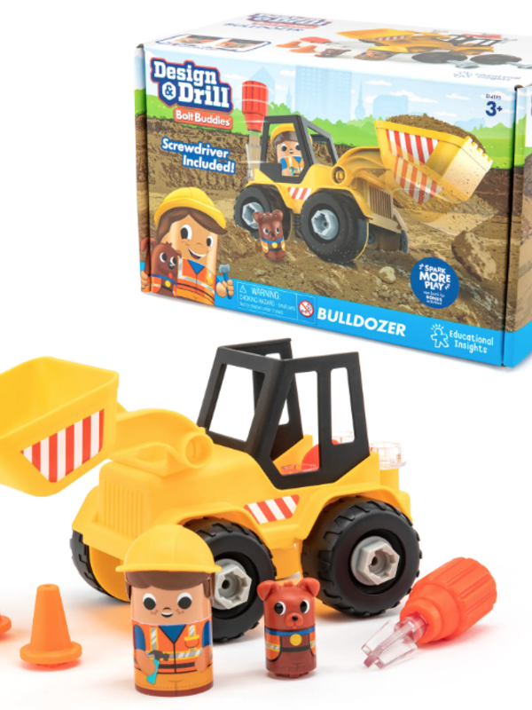 DESIGN & DRILL Bolt Buddies Bulldozer