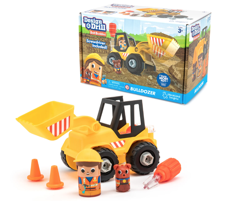 DESIGN & DRILL Bolt Buddies Bulldozer