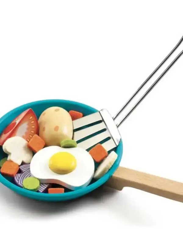 Djeco Cook & Scratch Pretend Skillet