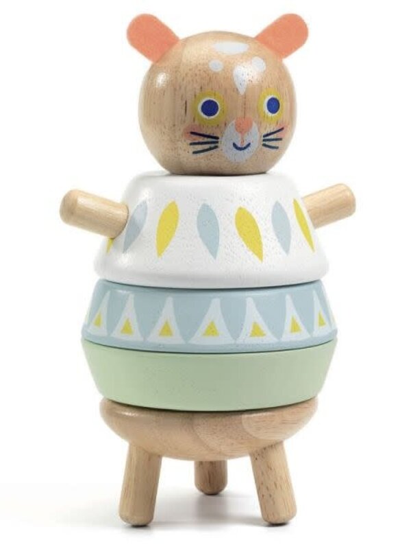 Djeco Baby Souri Wooden Stacking Toy