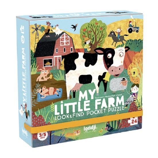 My Little Farm Look & Find 24pc Pocket Puzzle