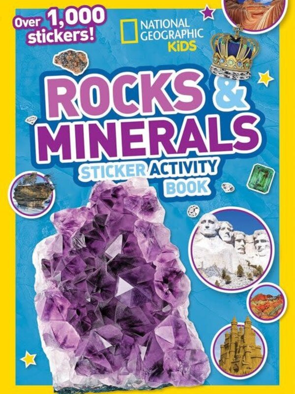 National Geographic Rocks & Minerals: Sticker Activity Book